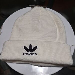 Adidas Off-White Knit Beanie